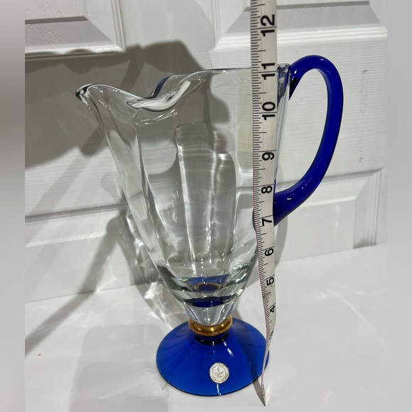 New Crystal Clear  Handcrafted crystal pitcher Made in Romania - Picture 9 of 13
